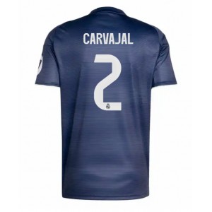 Real Madrid Daniel Carvajal #2 Jalkapallovaatteet Vieraspaita 2025-26 Lyhythihainen